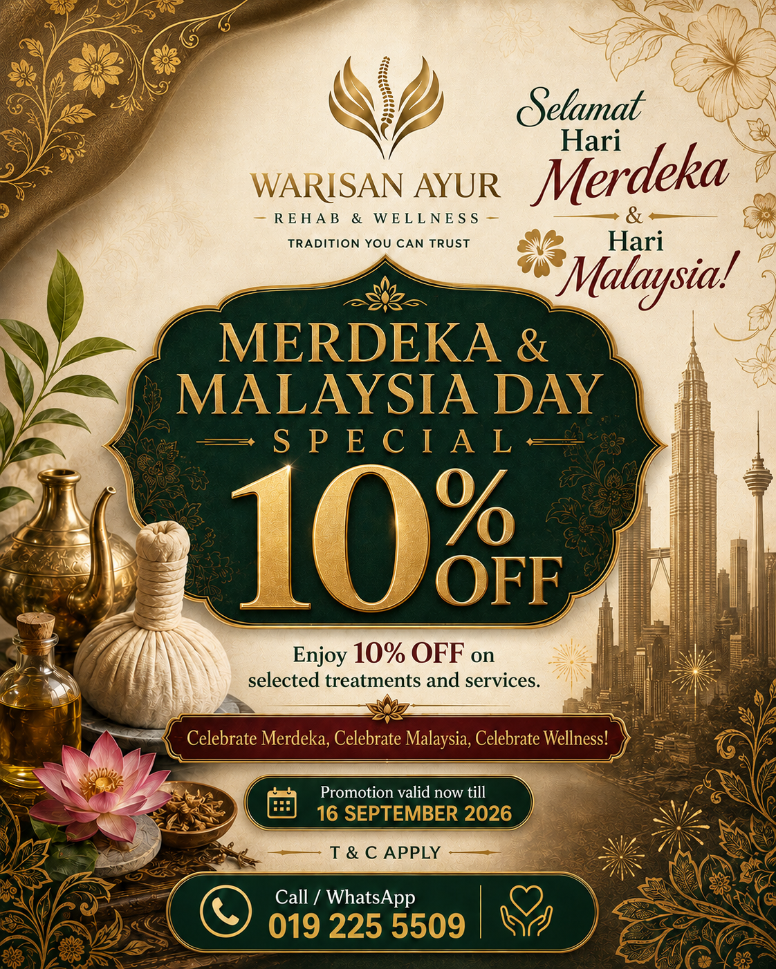 Warisan Ayur Merdeka and Malaysia Day Promotion